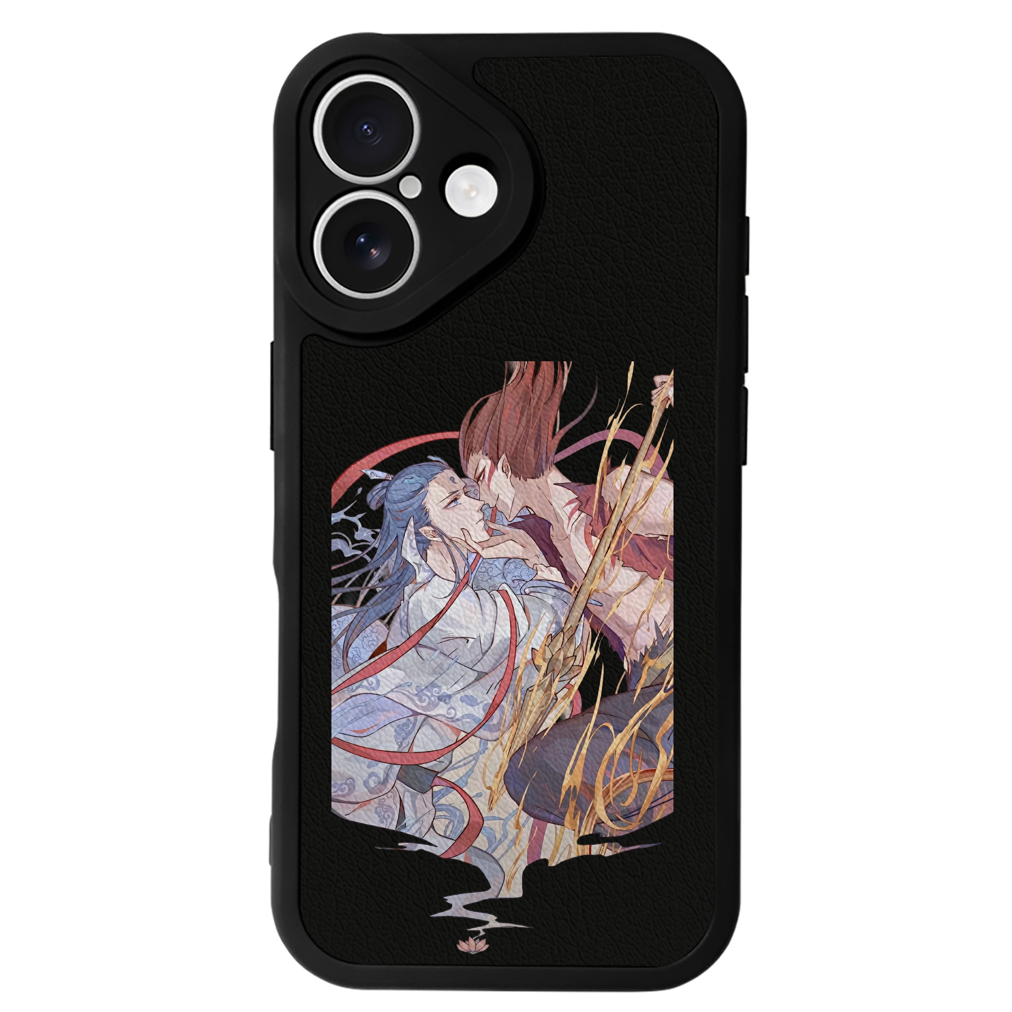 （画像用） Ne Zha 2 ナタ 魔童の大暴れ 【iPhone 16シリーズ対応】シリコンスマホケース（レザー調） 材質：シリコン